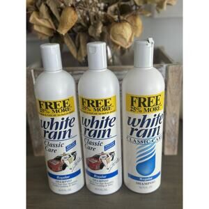 (3) Vintage 90’s White Rain Shampoo - Classic Care 18.75 Oz Each Special Edition